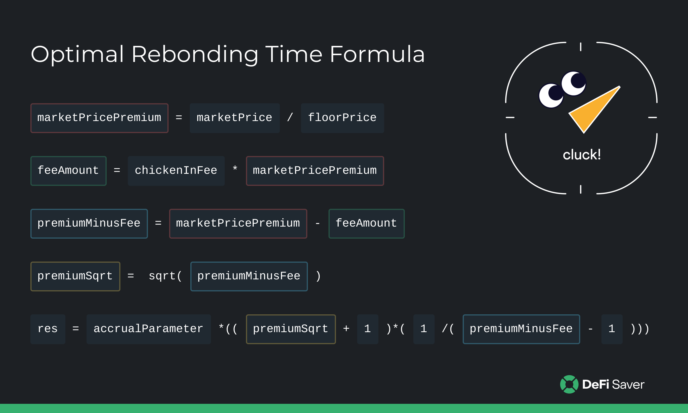 Automated Perpetual Rebonding Strategy on DeFi Saver