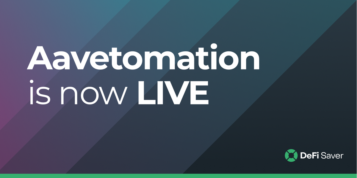 Aavetomation is now LIVE — with automatic liquidation protection and leveraging available