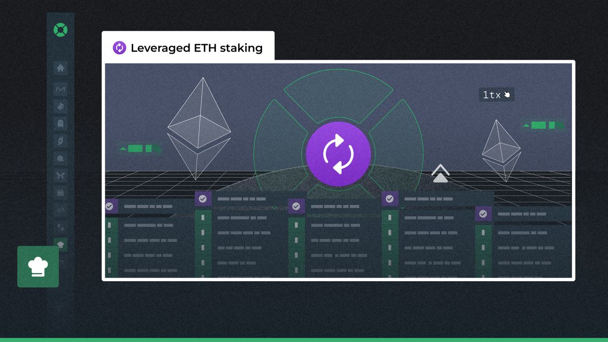 LSTs and leveraged ETH staking strategies at DeFi Saver