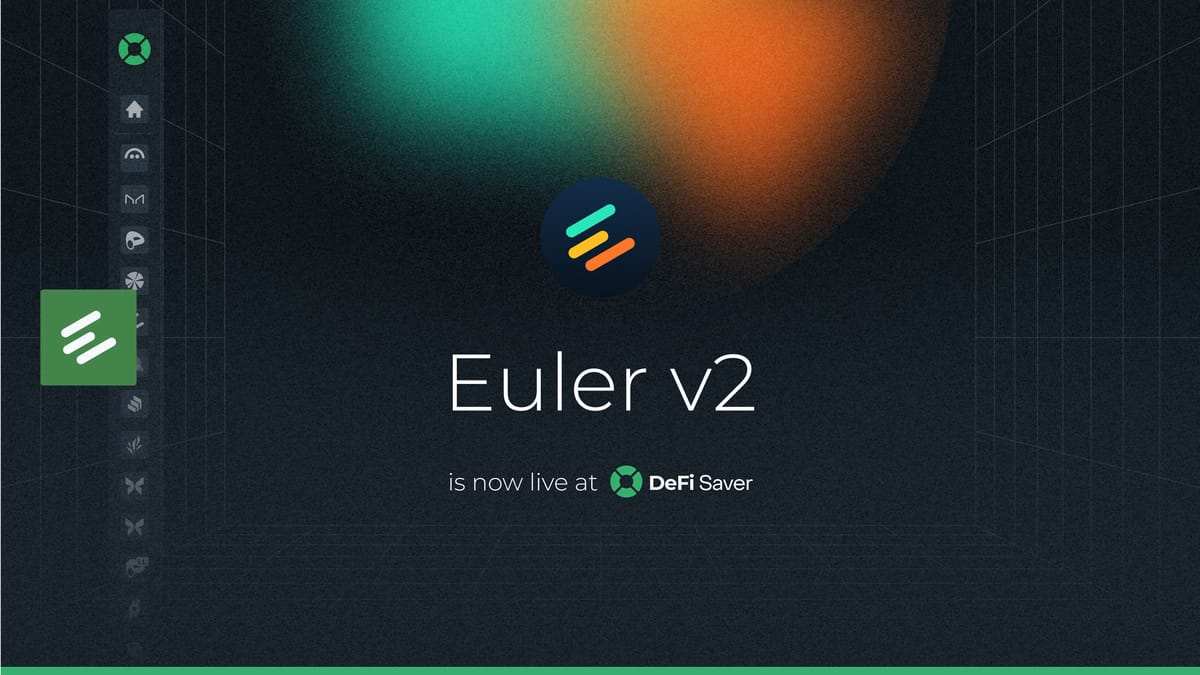 DeFi Saver integrates Euler v2