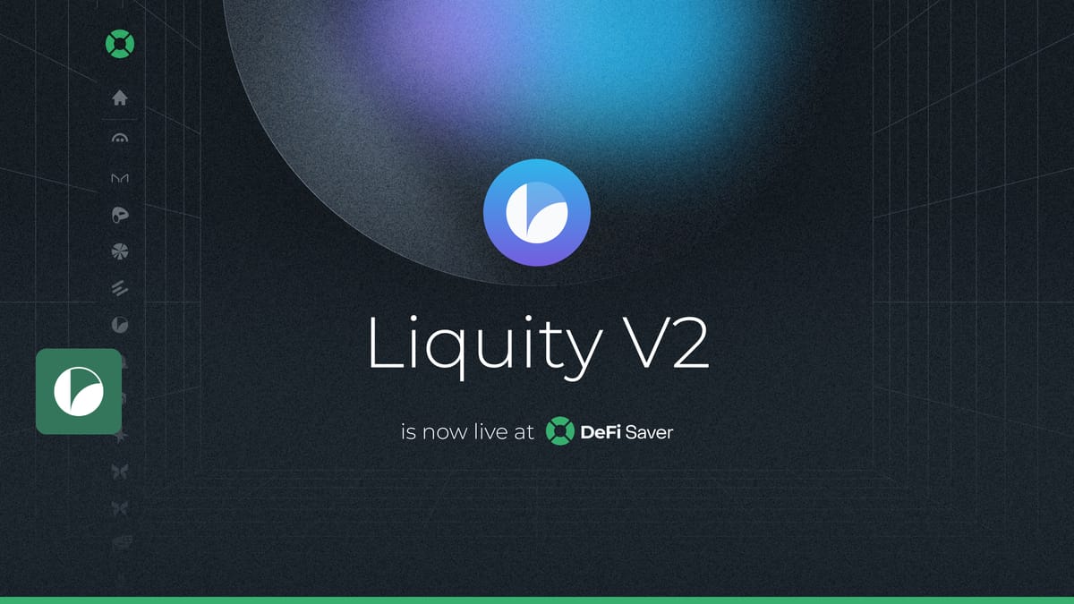 Liquity V2 is now live at DeFi Saver