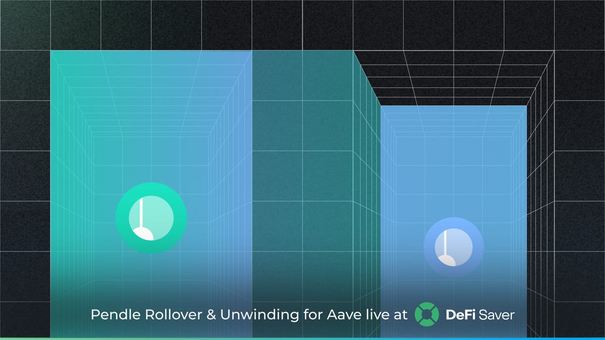 Powertools for Pendle users on Aave: Rollover & Unwind