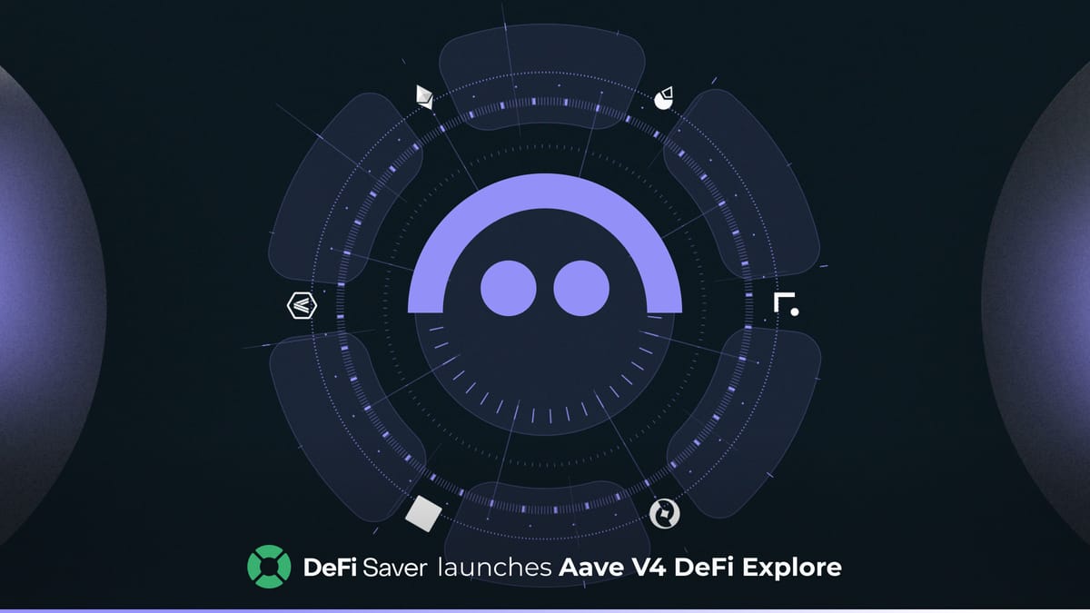 DeFi Saver launches Aave V4 DeFi Explore