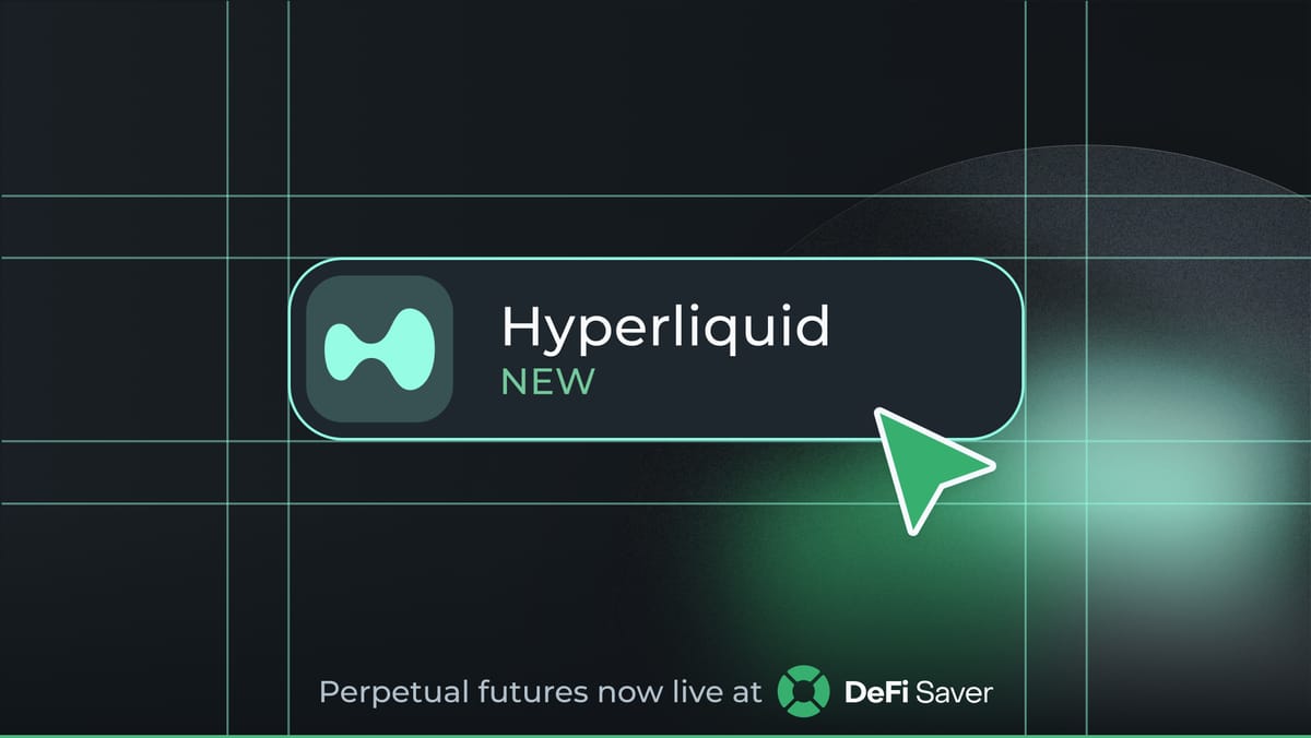 DeFi Saver x Hyperliquid: One dashboard for your entire DeFi strategy