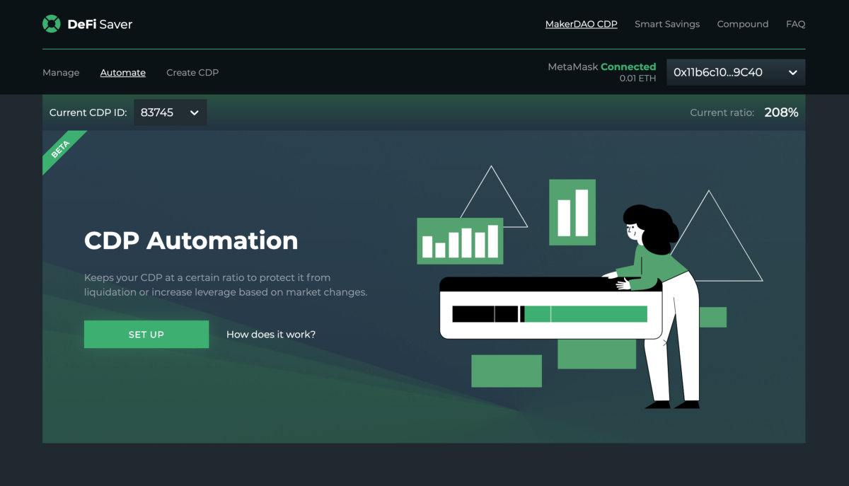 Automatic liquidation protection and leverage increase is now live in DeFi Saver [BETA]