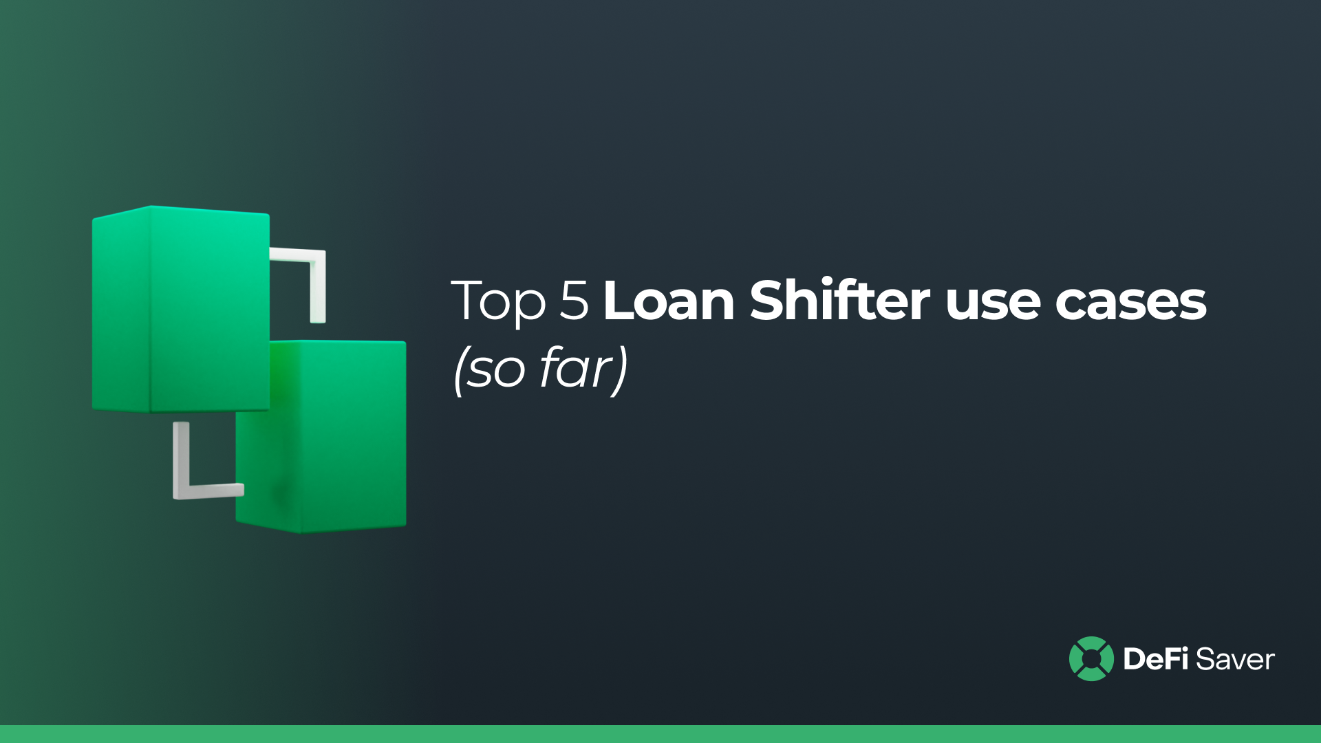 Top 5 most popular Loan Shifter use cases (so far)