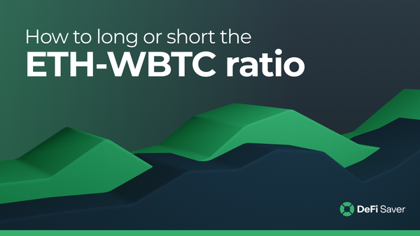 How to long (or short) the ETH-WBTC ratio