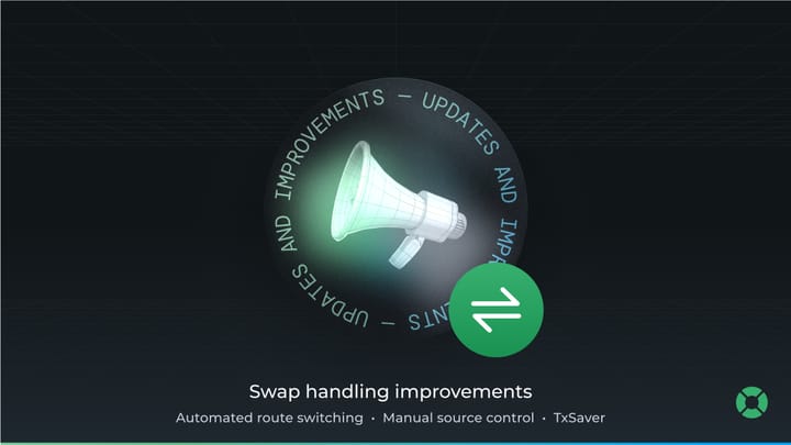 Halving the number of failed txs: Swap improvements at DFS