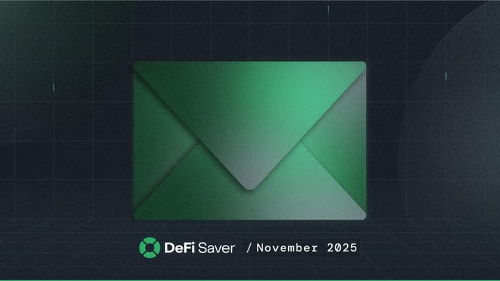 DeFi Saver Newsletter: November 2025